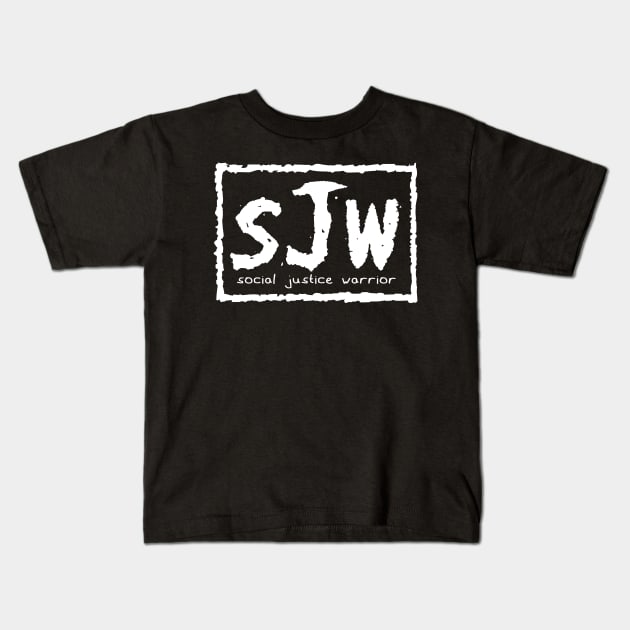 SJW - Social Justice Warrior Kids T-Shirt by CreatureCorp